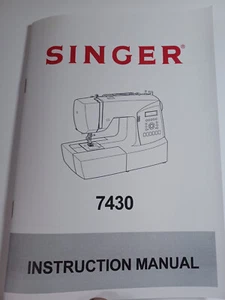 Singer 7430 Anleitung für Nähmaschine Repr. - Bild 1 von 12