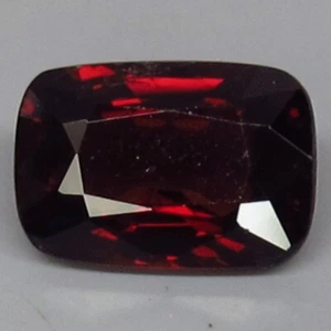 SHIMMERING! 1.30ct.Top Noble Red NO-HEAT Spinel Myanmar Antique Cushion 7x5mm. - Picture 1 of 4