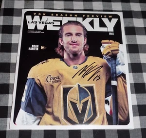Noah Hanifin Signed Vegas Golden Knights Weekly Magazine - Picture 1 of 1