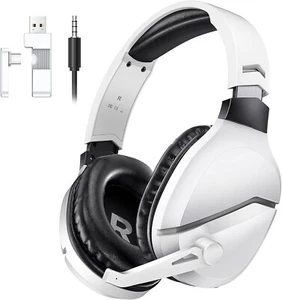 Cuffie da gioco wireless con microfono cancellazione rumore per PS5 PC Xbox Series X - Foto 1 di 8