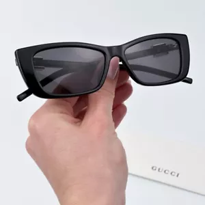 Gucci Women Sunglasses Black Grey Cat Eye GG1681S 001 BRAND NEW - Picture 1 of 10