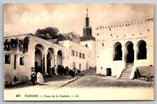 Postcard International Divided Back Morocco Tangier Square of the Casbah