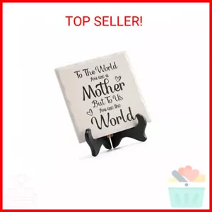 LukieJac Ceramic Plaque Happy Mothers Day Gifts For Mom Birthday Gift Presents F - Picture 1 of 2