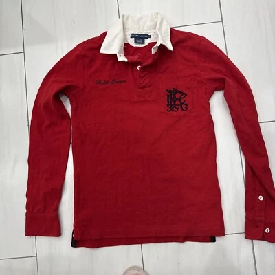 Camiseta de Rugby Ralph Lauren Talla Pequeña Camiseta Roja Edición Especial #3 Foto 1 de 4