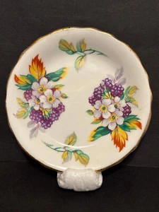 Royal Chelsea English Bone China, Vintage 3 1/3" Butter Pat / Trinket Plate Dish - Picture 1 of 8