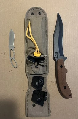 Cuchillo con funda Ka-Bar 5601 Bacon Maker hoja fija EE. UU. Foto 1 de 4