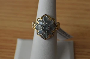 2.00ct Narsipatnam Color Change Alexandrite Ring 18K YG over Fine Silver Sz 6 - Picture 1 of 17
