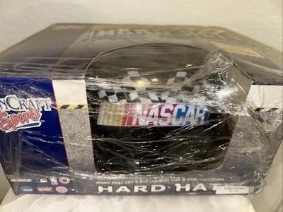 NEW Vintage Black NASCAR Hard Hat by WINCRAFT - Image 1 of 4