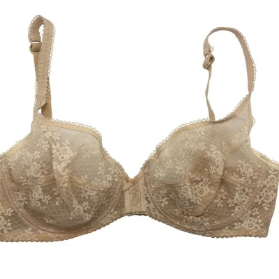 Sujetador con aros de encaje beige Berlei talla 40B Foto 1 de 4