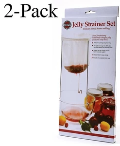 Norpro Jelly Strainer Stand with Cotton/Polyester Bag (2-Pack) - Picture 1 of 1