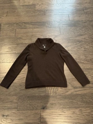 Suéter de Lana Carol Little Angora Marrón Chocolate Pequeño Suave Foto 1 de 3