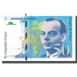 France, 50 Francs, St Exupéry, 1994, 1994, SPL+, Fayette:73.1b, KM:157Ab - Picture 1 of 2