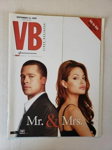 MR. & MRS. SMITH Brad Pitt Jolie VB Video Business Magazine RARE SEP 12 2005 EX - Picture 1 of 3