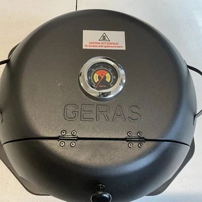 Печь для пиццы HeatGuard Pro Geras 18 дюймов с грилем сверху с камнем и кожурой — для наружного использования - Изображение 1 из 2