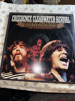 CREEDENCE CLEARWATER REVIVAL Chronicle Vinyl 2x LP 1976 Fantasy CCR2 1st Press - Image 1 of 4