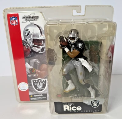 McFarlane NFL Series 5 2002 - Jerry Rice Oakland Raiders figura de acción nueva Foto 1 de 4