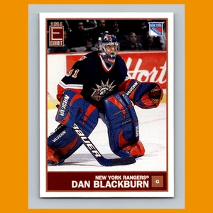 Dan Blackburn #95 2003-04 Pacific Exhibit Yellow Backs New York Rangers Hockey - Picture 1 of 3