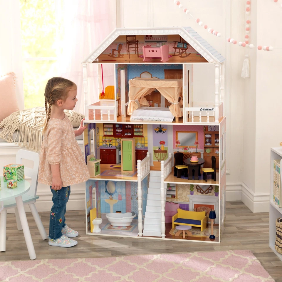 KidKraft Savannah Dollhouse with Furniture |3879 - Image 1 of 4