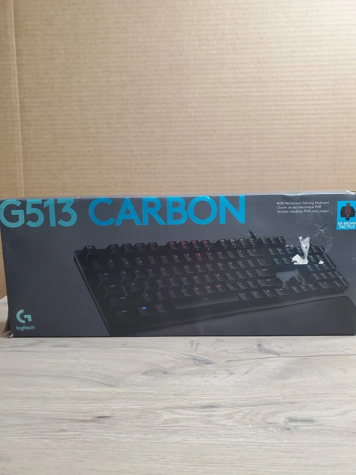 Teclado mecánico para juegos Logitech G513 Lightsync RGB GX marrón interruptor 920009322 Foto 1 de 4