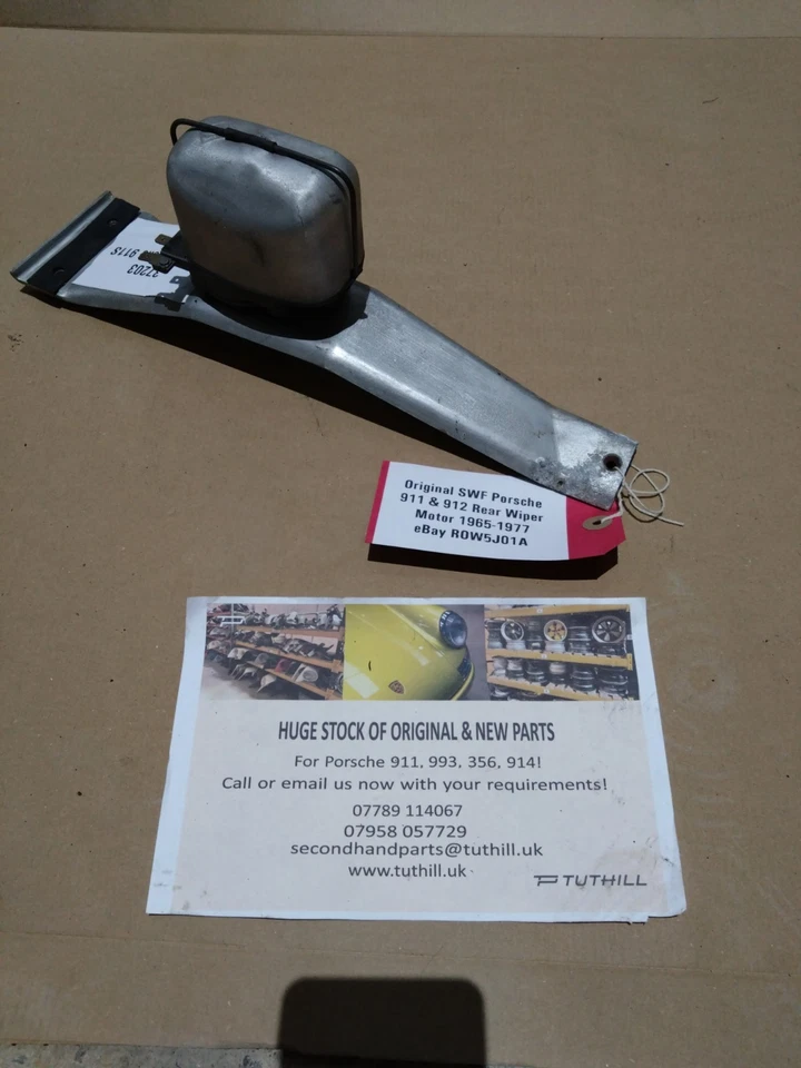 Original SWF Porsche 911 & 912 Rear Wiper Motor - 1968-1977 - Image 1 of 4