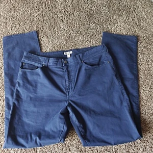 Peter Millar Crown Men 38x32 Ultimate Sateen Five-Pocket Pant Blue Golf Stretch - Picture 1 of 4