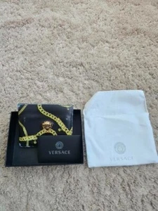 Versace Hombre Cartera Cuero Cabeza Medusa - Imagen 1 de 12