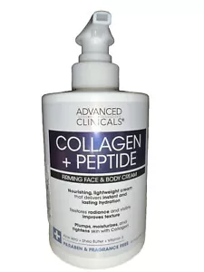 CREMA CORPO VISO RASSODANTE CLINICHE AVANZATE COLLAGENE + PEPTIDE Ripristino 444ml - Foto 1 di 3