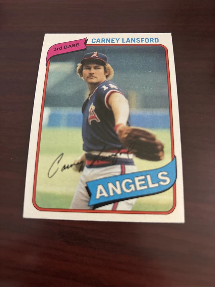 1980 Topps - #337 Carney Lansford California Angels NM-MINT SHARP - Image 1 of 1