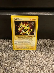 Electabuzz Black Star Promo 2 Kids WB Presents Pokemon The First Movie 1999 LP - Picture 1 of 4