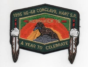 OA Hunnikick Lodge 76 Unlisted 1995 NE-4B Conclave Patch, Hart S.R., Mint! - Picture 1 of 1