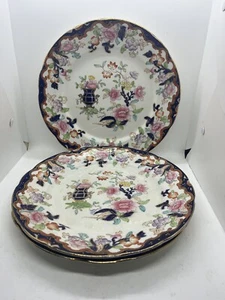 Antique 19th Century Set Of 4 Ridgways England Simlay 9” Salad Plates EUC - Picture 1 of 19