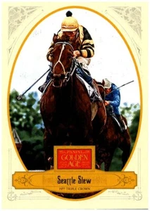 2012 Panini Golden Age #114 Seattle Slew - FREE SHIPPING! - Picture 1 of 2