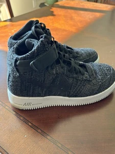 Nike Air Force 1 Ultraforce High Black Wolf Size8 #880854-005 - Picture 1 of 7