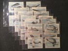 FIGHTING AND CIVIL AIRCRAFT 1936 FULL SET OF 25 ARDATH CIGARETTE CARDS EXC/VGC
