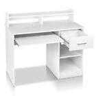 Artiss Office Computer Desk Study Table White Drawer Storage Laptop Student Home