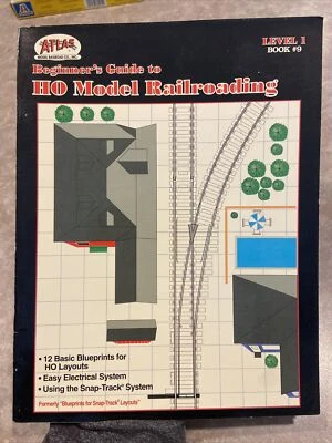 1995 Atlas Beginners Guide To HO Model Railroading 12 Layouts Level 1 Book 9 - Image 1 of 4