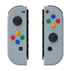Ensemble complet de boutons coquilles personnalisés gris New Hope + outils pour Nintendo Switch Joy avec