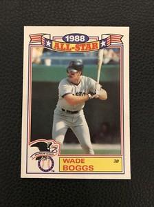 1989 TOPPS ALL STAR GLOSSY WADE BOGGS #4 of 22