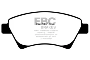 EBC Greenstuff Front Brake Pads for Renault Scenic 2.0 (2002 > 05) - Picture 1 of 1