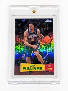 2007-08 Topps Chrome 1957-58 Variations White Refractor #99 Deron Williams /99