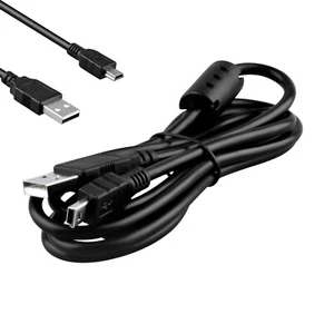 5ft Mini USB Cable Data Charging Cord 5 Pin For Camera, Nuvi, GPS, PS3, MP3 - Picture 1 of 4