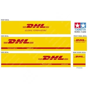Tamiya 14th Scale 56302 56319 Truck Reefer Box Trailer Decals Stickers POST DHL - Picture 1 of 8