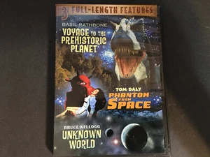 Voyage Prehistoric Planet/ Phantom From Space/ Unknown World DVD - Picture 1 of 4
