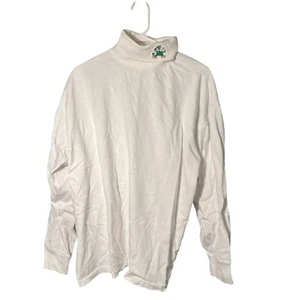 Notre Dame Turtleneck Womens Sweater White Size XL College Concepts - Picture 1 of 4