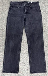 Volcom Solver Jeans Men's Size 30x29 Gray Modern Straight Cotton Blend Pants - Picture 1 of 17