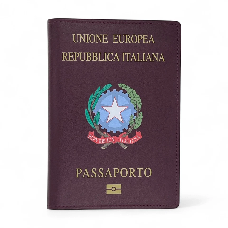 Italy Genuine Leather Crafted Travel Passport Wallet/Holder - Image 1 of 4