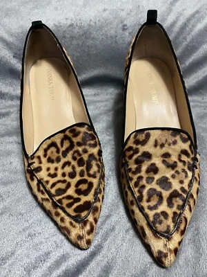 Zapatos de pelo de becerro con estampado de leopardo IVANKA TRUMP IT BAINALY talla 8,5 m - desgaste ligero Foto 1 de 4