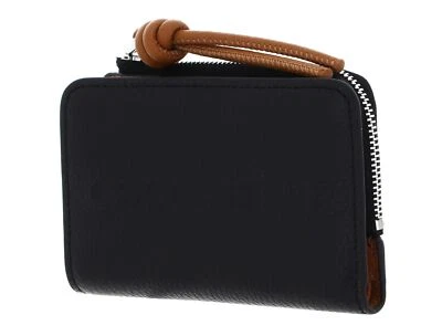 COCCINELLE porte-monnaie Myrtha Maxi Log Wallet Noir / Cuir - Photo 1/4