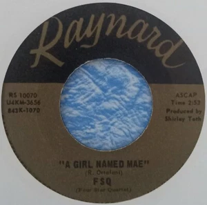 RARE 1967 MILWAUKEE WI JAZZ FSQ A Girl Named Mae Sweet Talkin' Hanna wisconsin - Imagen 1 de 3