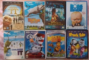 Dreamworks Childrens Animated DVD PAL Bundle x 8 Shark Tale Boss Baby & More - Picture 1 of 3